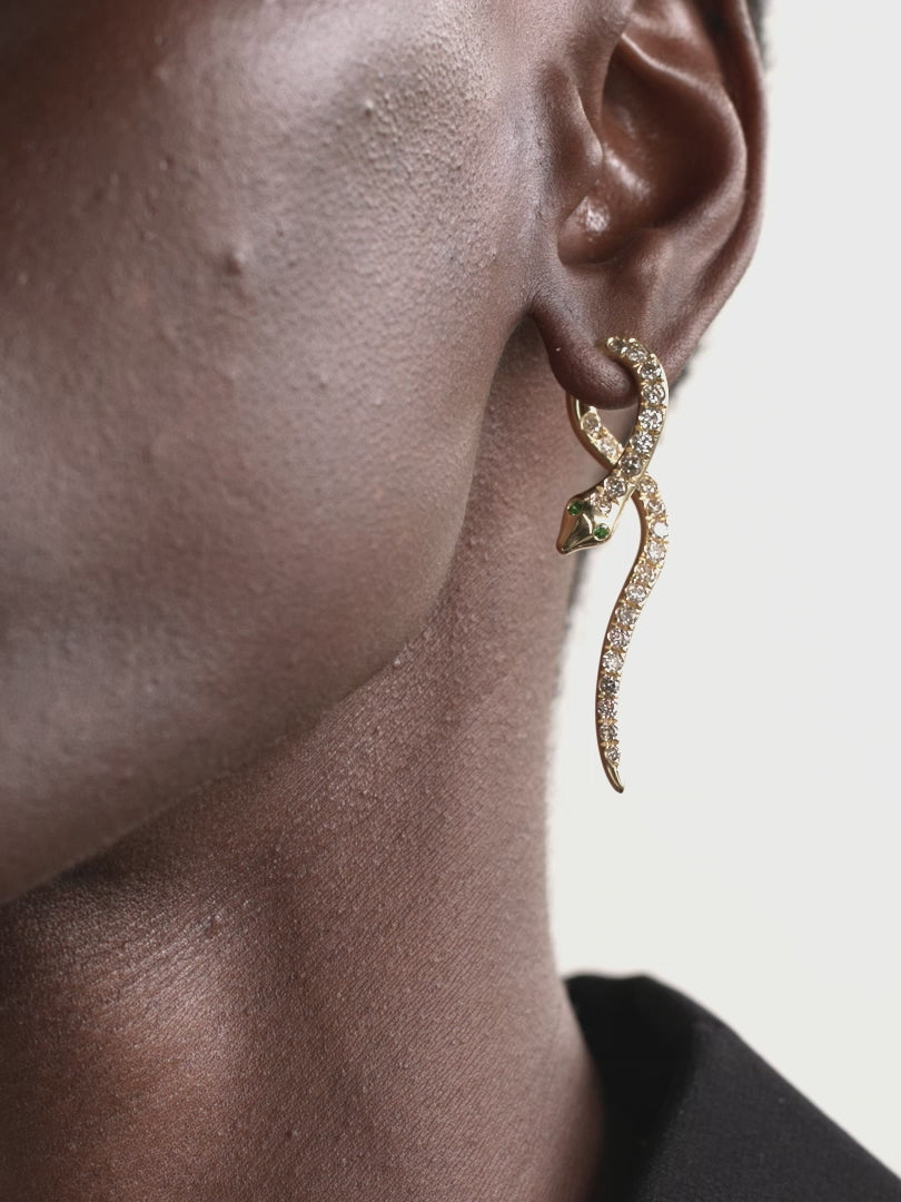 Boa Champagne Diamond Earrings