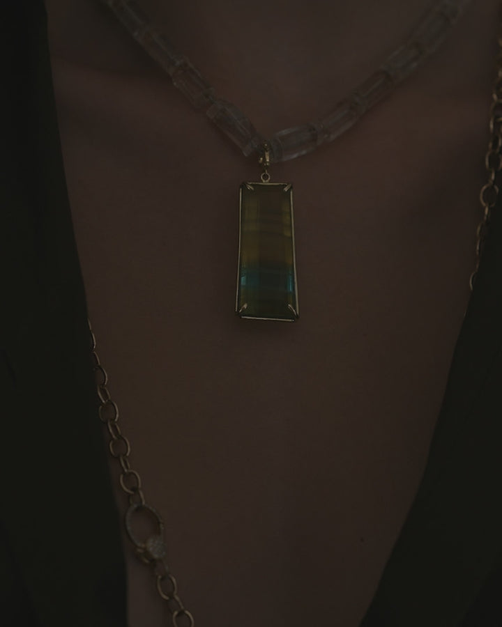 Small Crown Green Amethyst