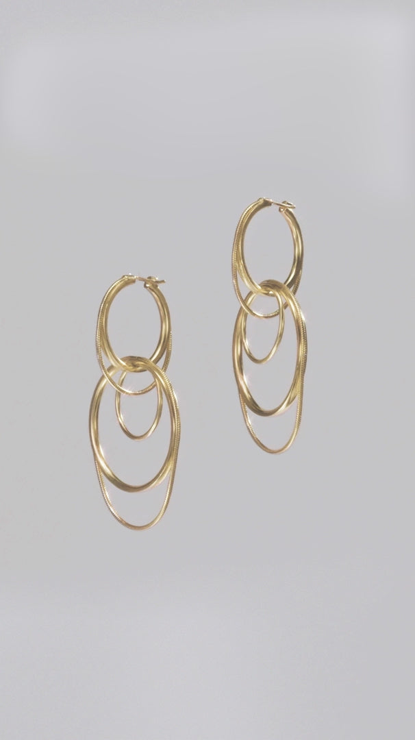 Twinkler Looped Hoops YG