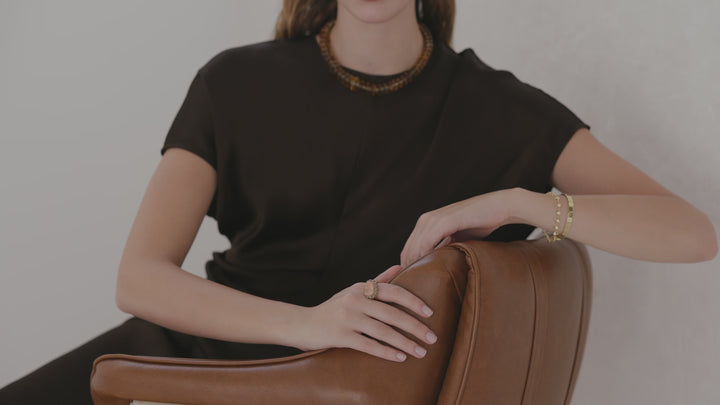 Aura Honey Quartz Necklace