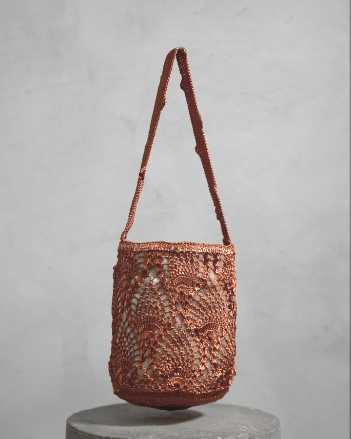 Pineapple Mochila Copper & Beige Lining