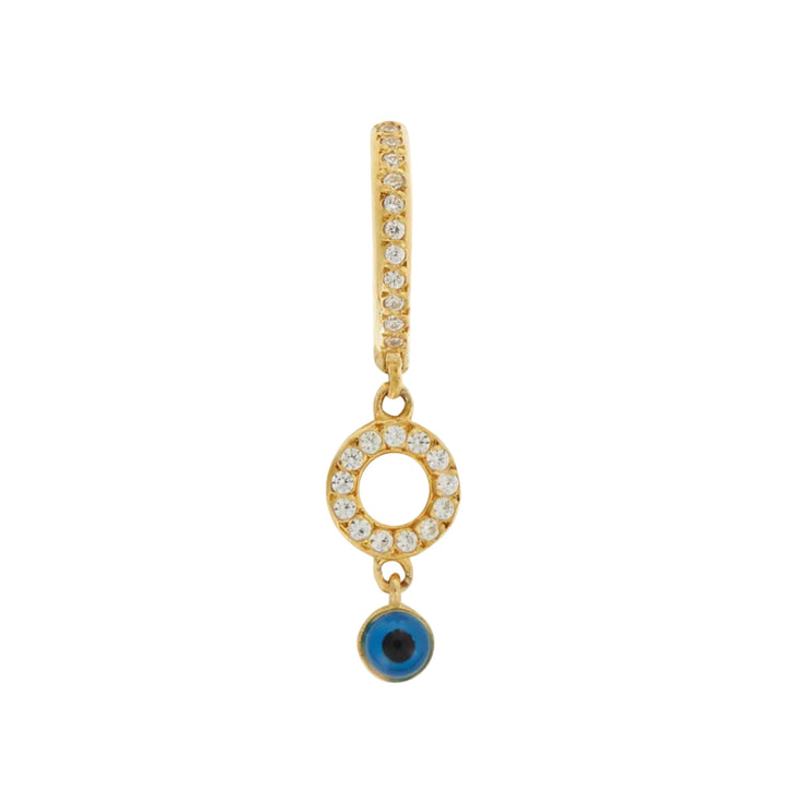 Protection Drop Midi Hoops - Eye M Eyes - Ileana Makri