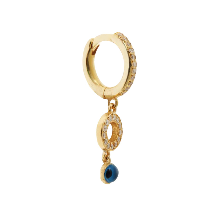 Protection Drop Midi Hoops - Eye M Eyes - Ileana Makri