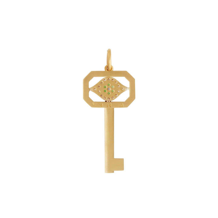 Protection Key Diamond Lock Chain Bracelet - EYE LOVE - Ileana Makri