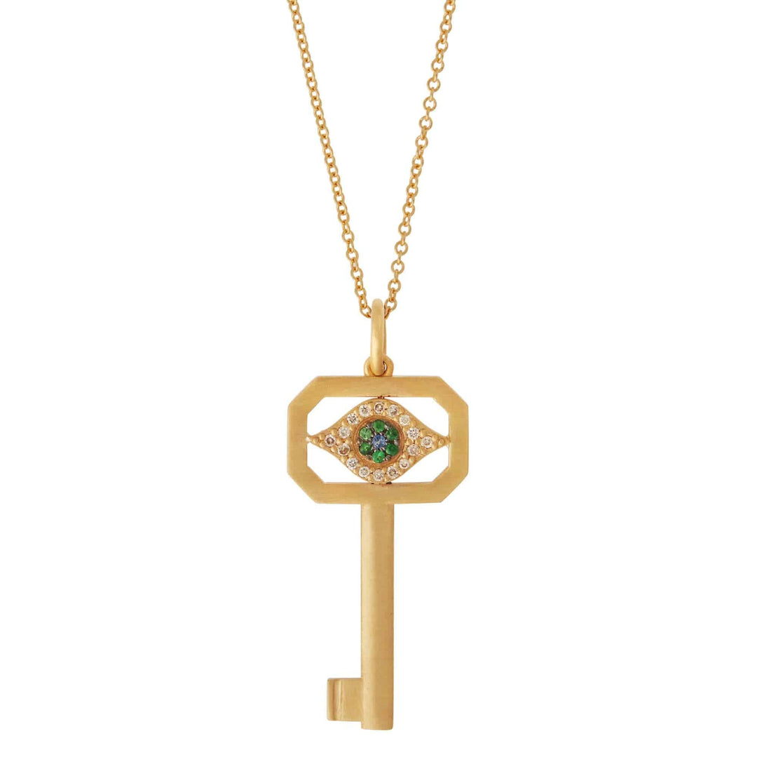 Protection Key Pendant - EYE LOVE - Ileana Makri