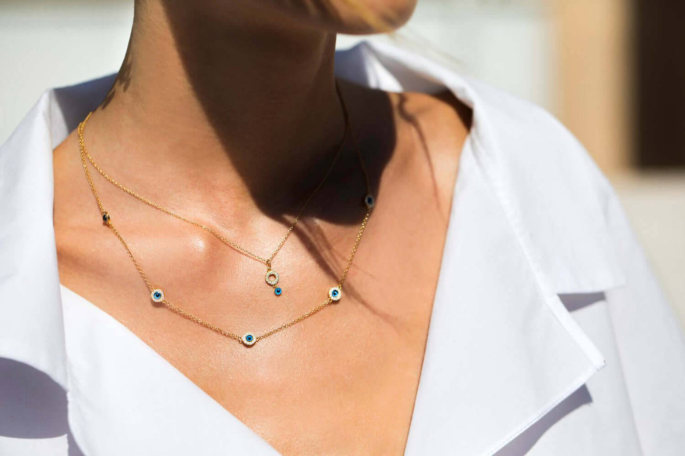 Protection Necklace - Eye M Eyes - Ileana Makri store