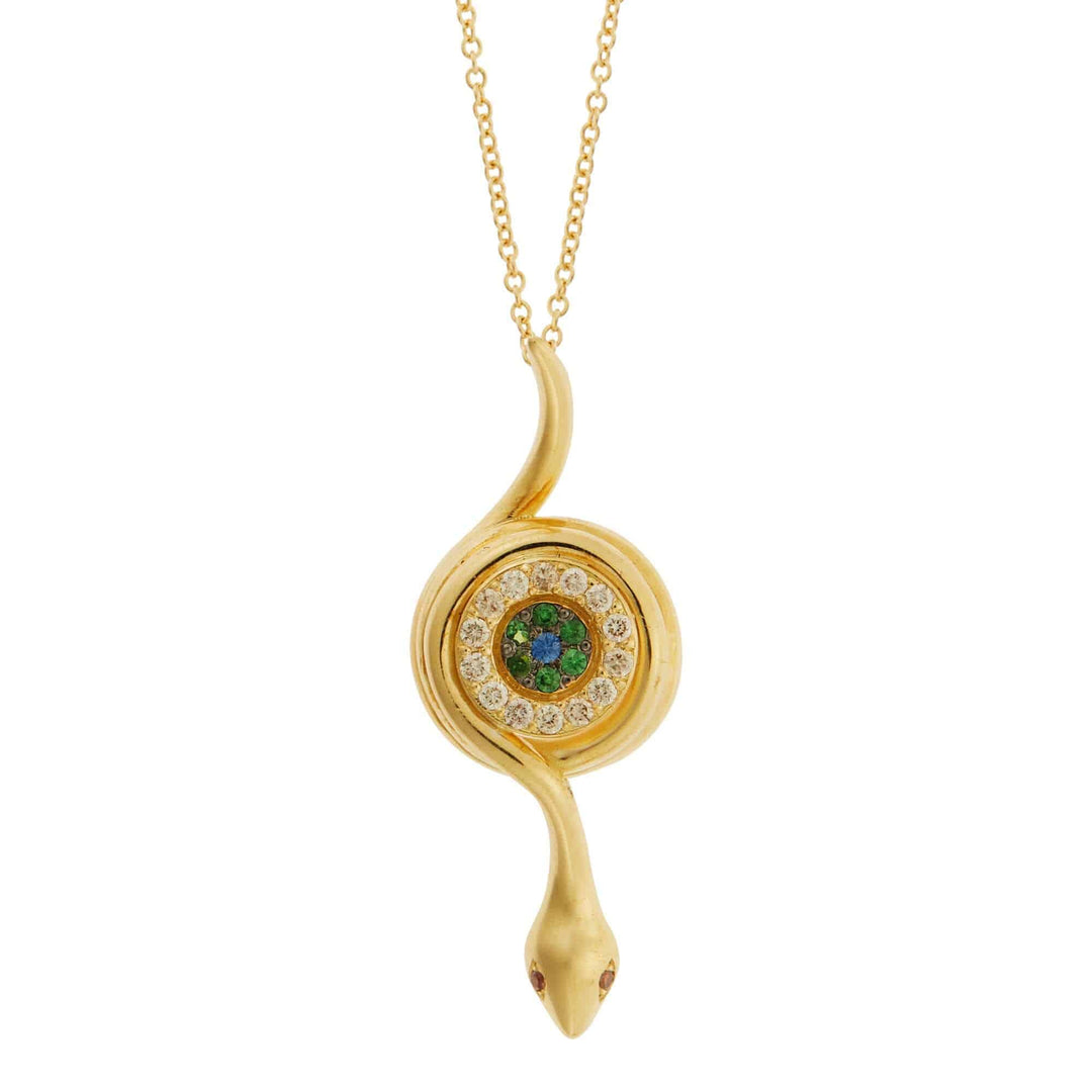 Protection Snake Pendant - EYE LOVE - Ileana Makri