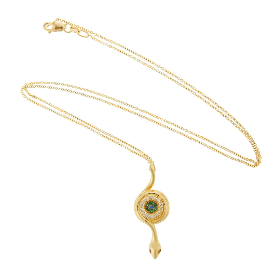 Protection Snake Pendant - EYE LOVE - Ileana Makri