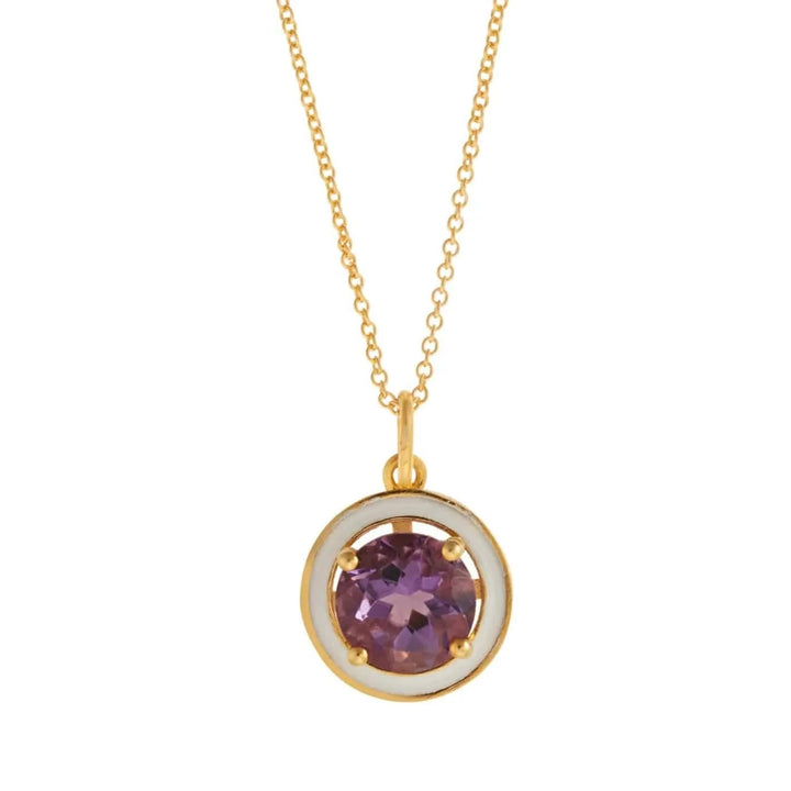 Purple Amethyst Enamel - Eye M Neon Rocks - Ileana Makri