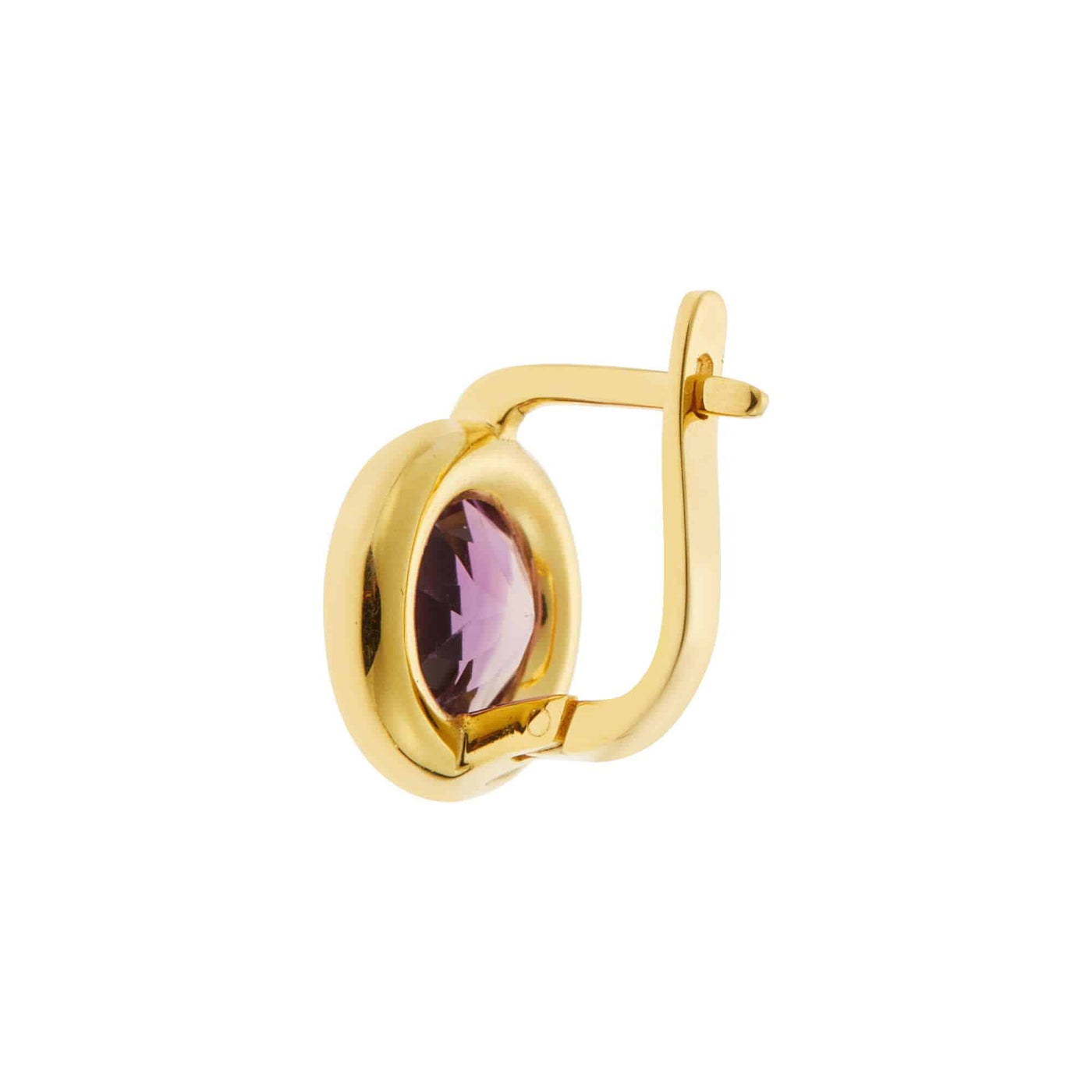 Purple Amethyst Plug Earrings - M - Exclusive - Ileana Makri store