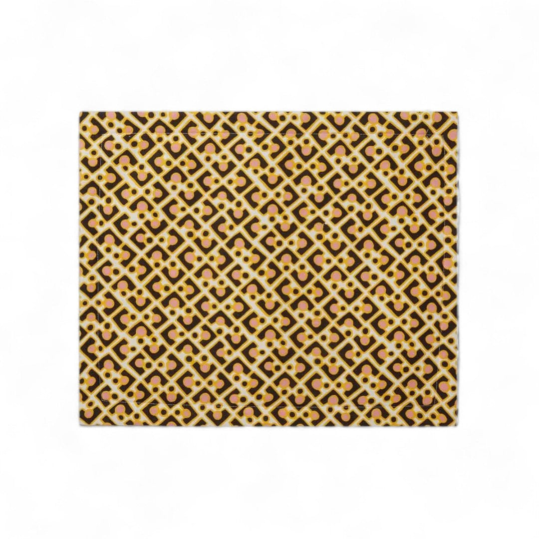 Puzzle Rosa Placemats in Linen (Set of 2) - La Double J Home - Ileana Makri