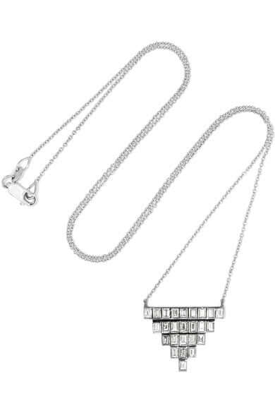 Pyramid Baguette Necklace W - D - Baguette - Ileana Makri