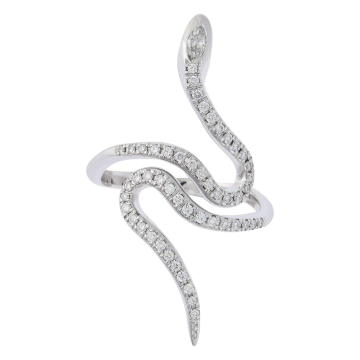 Queen Curled Snake Ring W - D - SNAKES - Ileana Makri