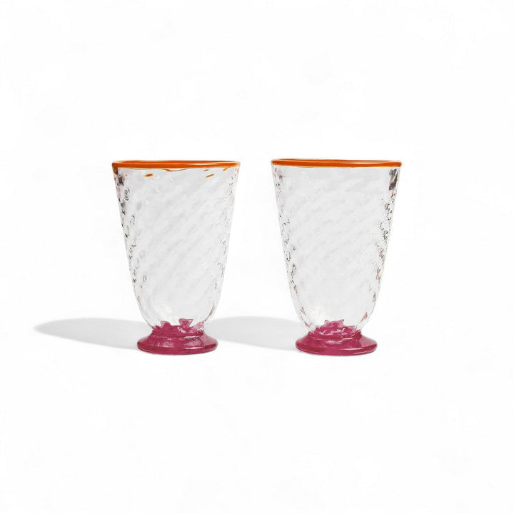 Quilted Glasses Fuchsia (Set of 2) - La Double J Home - Ileana Makri