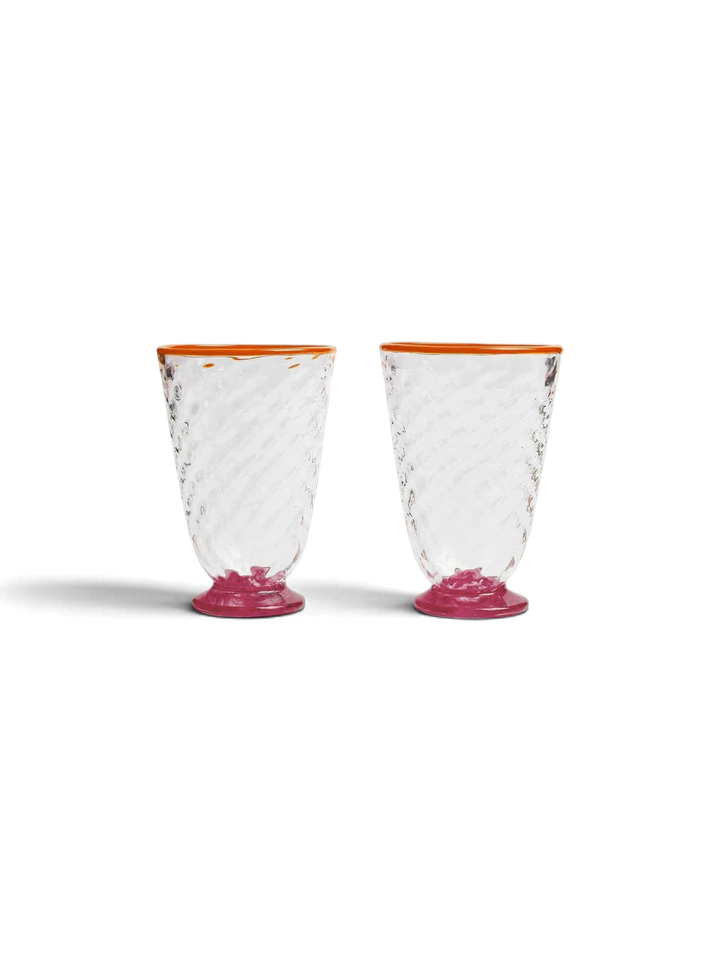 Quilted Glasses Fuchsia (Set of 2) - La Double J Home - Ileana Makri