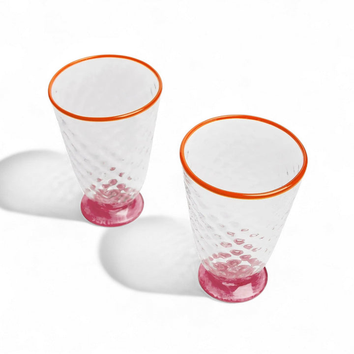 Quilted Glasses Fuchsia (Set of 2) - La Double J Home - Ileana Makri