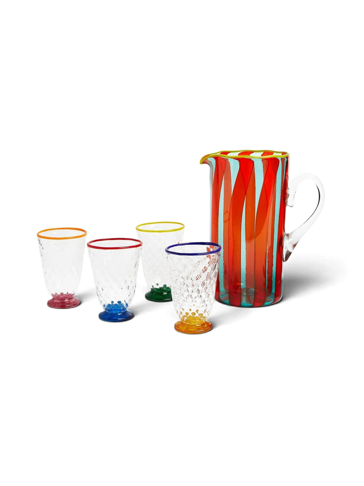 Quilted Glasses Multi (Set of 4) - La Double J Home - Ileana Makri