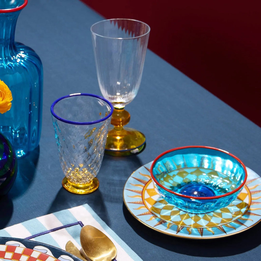 Quilted Glasses Yellow (Set of 2) - La Double J Home - Ileana Makri