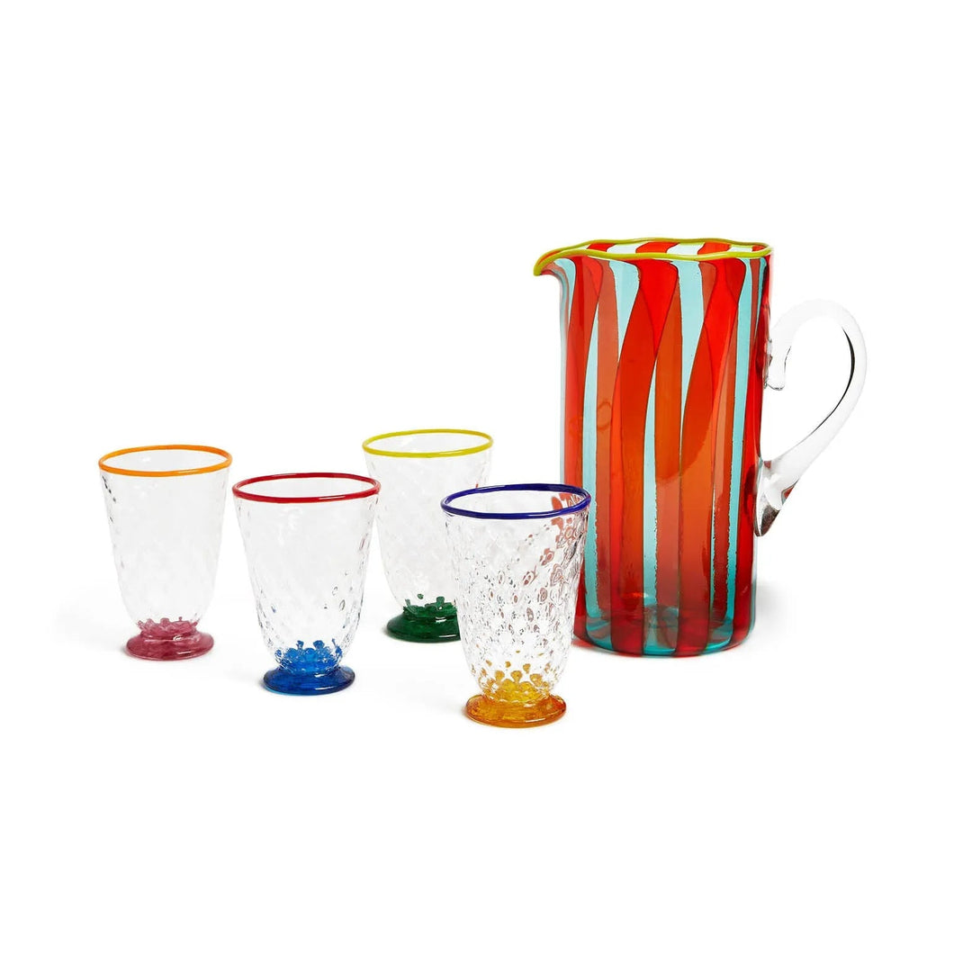 Quilted Glasses Yellow (Set of 2) - La Double J Home - Ileana Makri