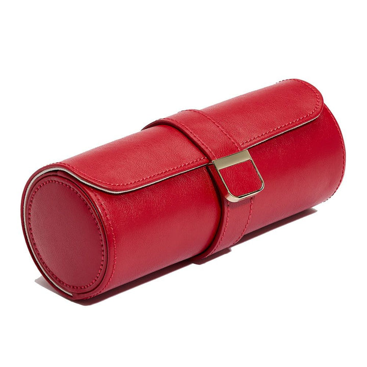 Palermo Watch Roll with Jewellery Pouch Red, Watch Case, Ileana Makri