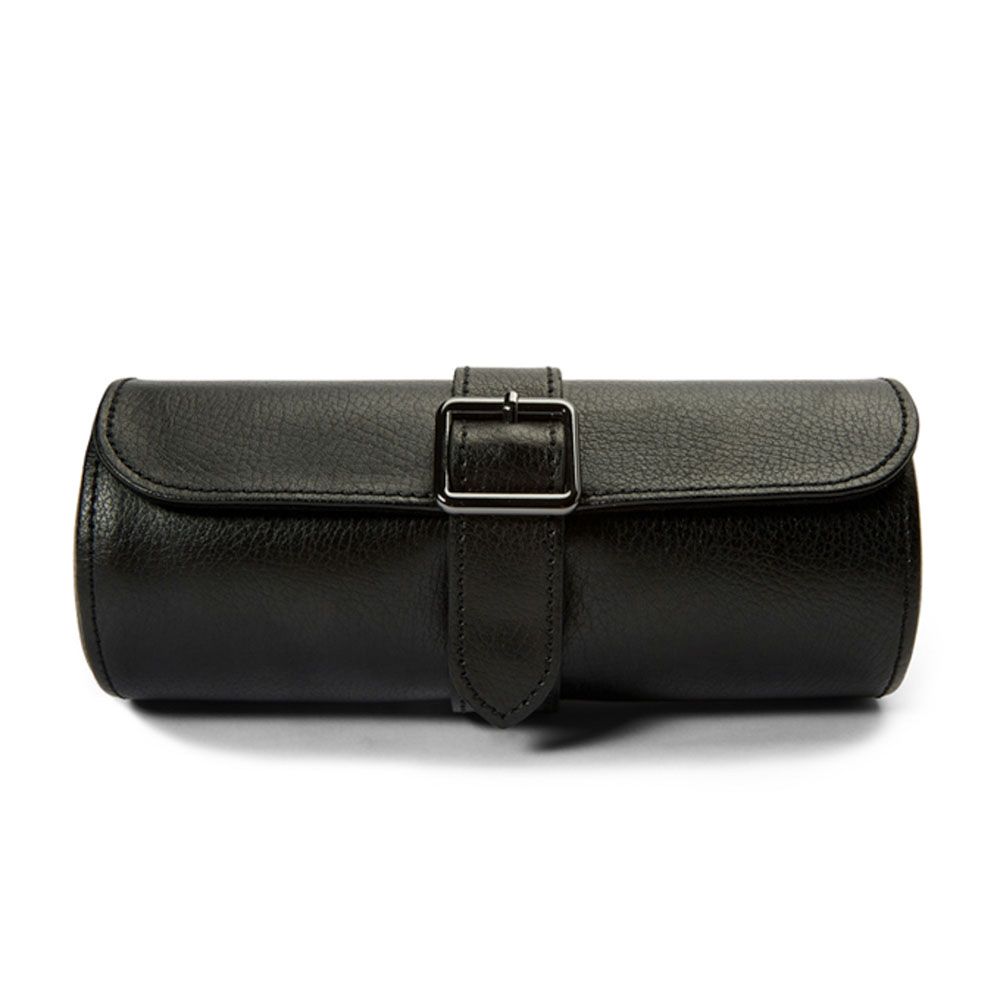 British Racing Triple Watch Roll Black