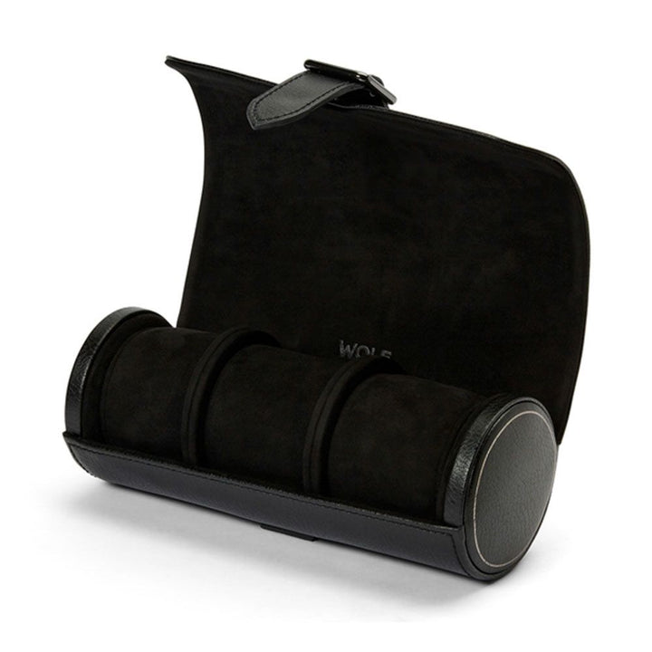 British Racing Triple Watch Roll Black