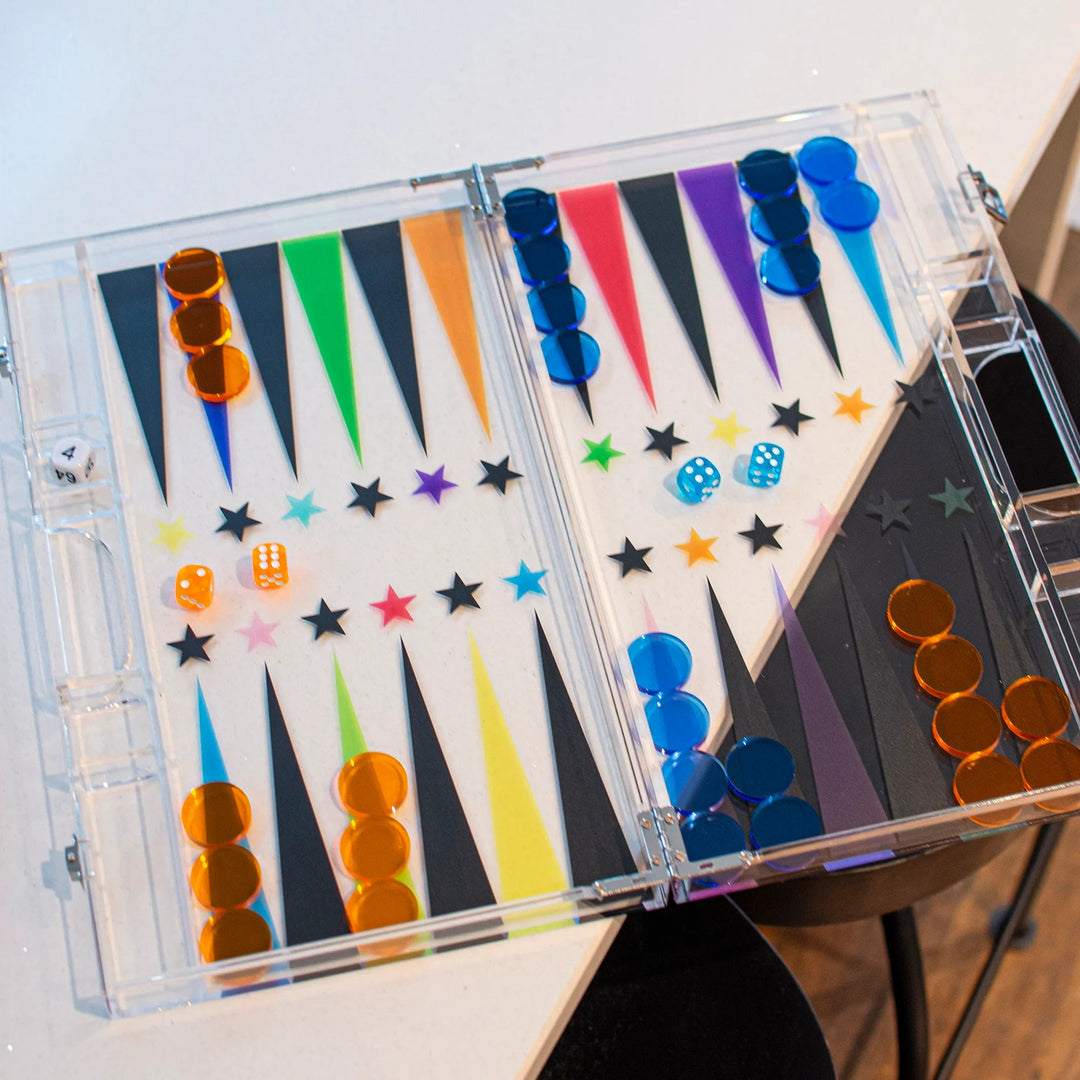 Rainbow Backgammon - MaisonGames - Ileana Makri
