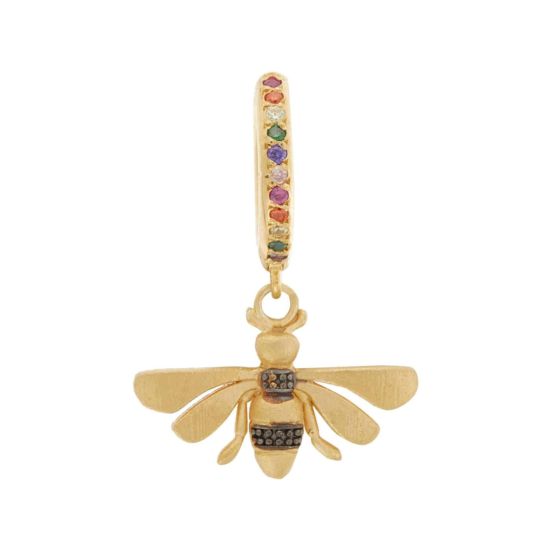 Rainbow Bee Midi Hoops - Eye M Archive - Ileana Makri