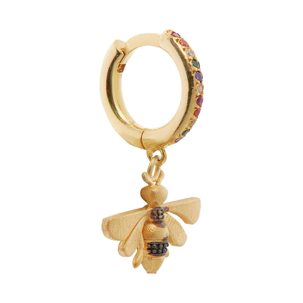 Rainbow Bee Midi Hoops - Eye M Archive - Ileana Makri