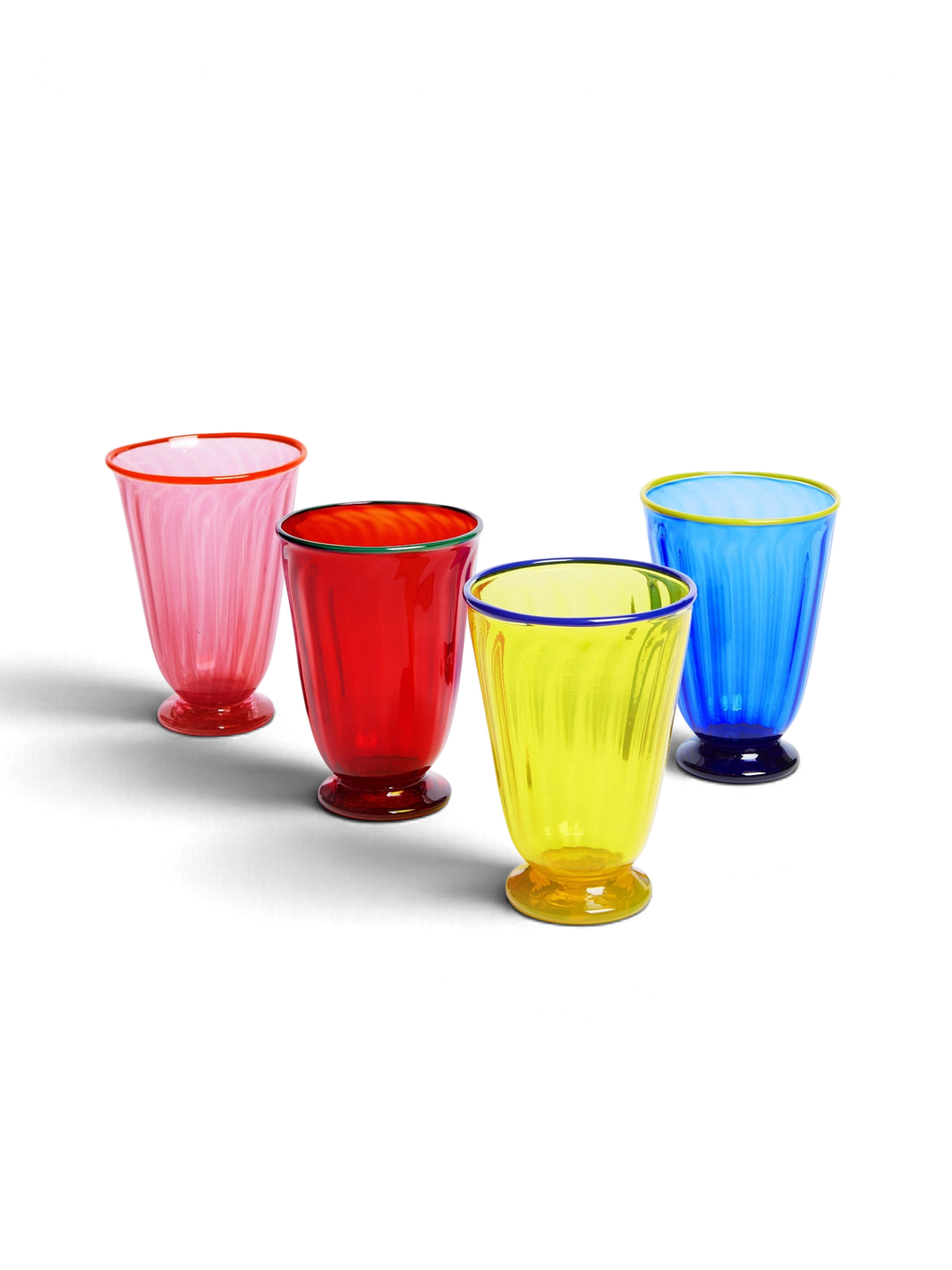 Rainbow Glasses (Set of 4) - La Double J Home - Ileana Makri