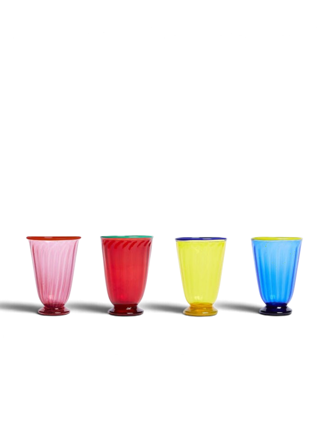 Rainbow Glasses (Set of 4) - La Double J Home - Ileana Makri