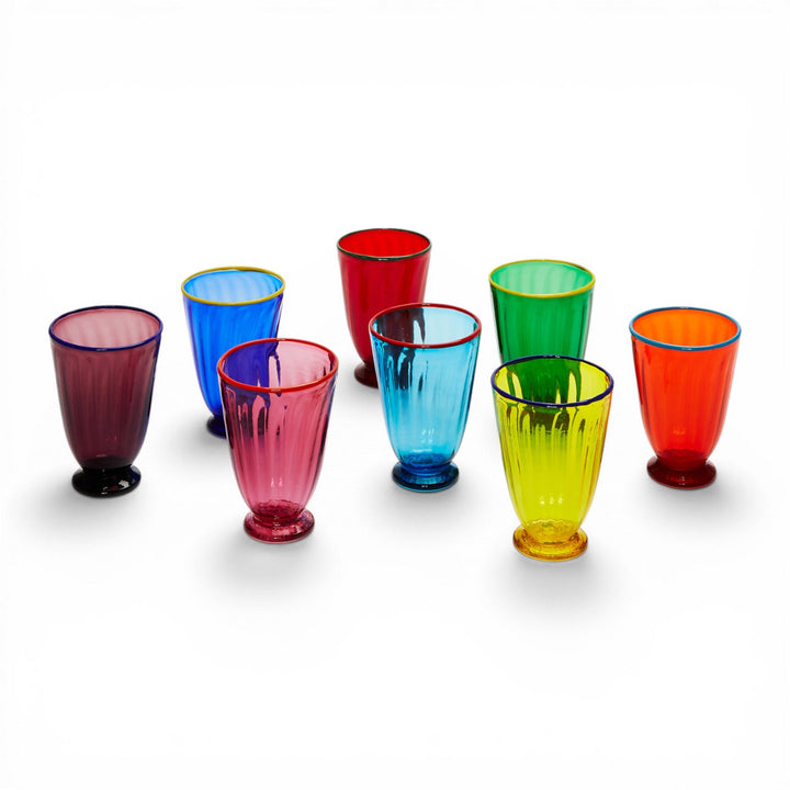 Rainbow Glasses (Set of 8) - La Double J Home - Ileana Makri