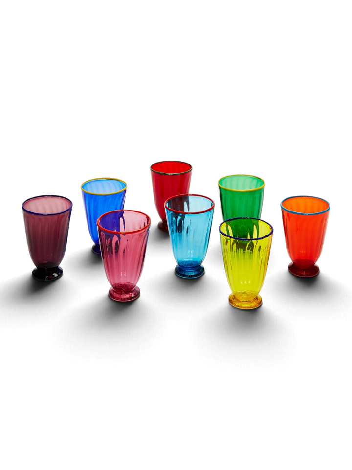 Rainbow Glasses (Set of 8) - La Double J Home - Ileana Makri
