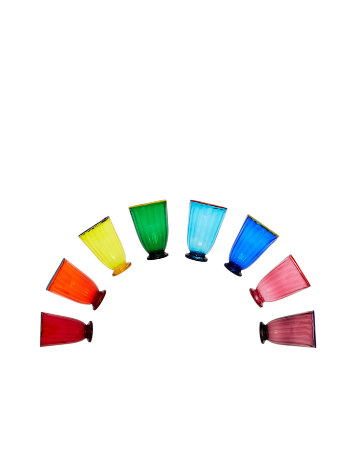 Rainbow Glasses (Set of 8) - La Double J Home - Ileana Makri