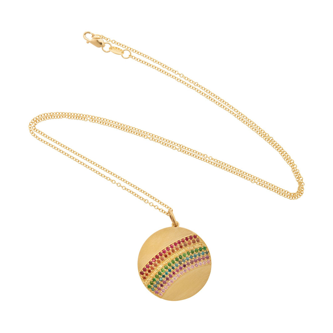 Rainbow Pendant Y - MCS - Symbols - Ileana Makri