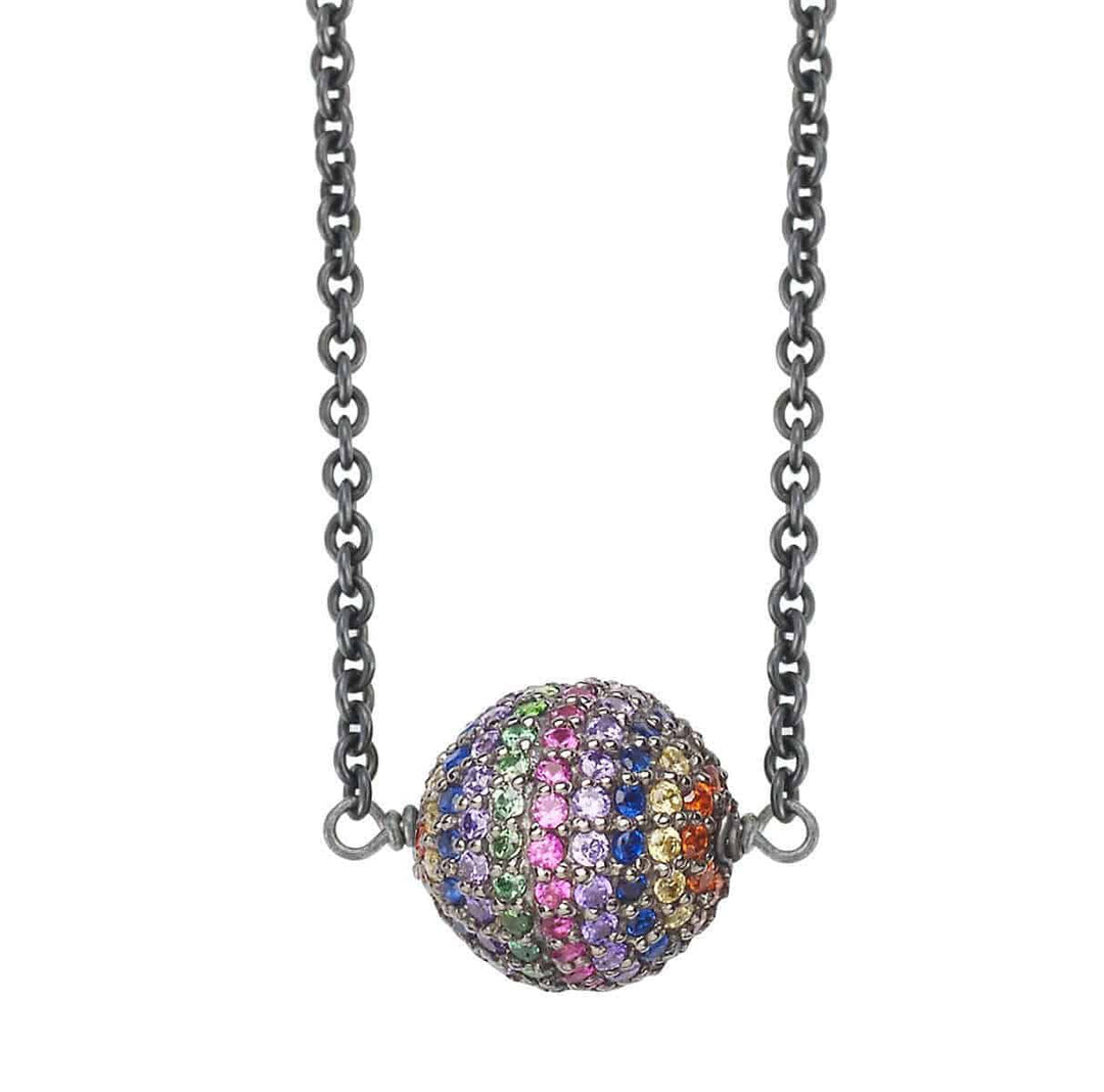 Rainbow Planet Necklace - Eye M UFO - Ileana Makri