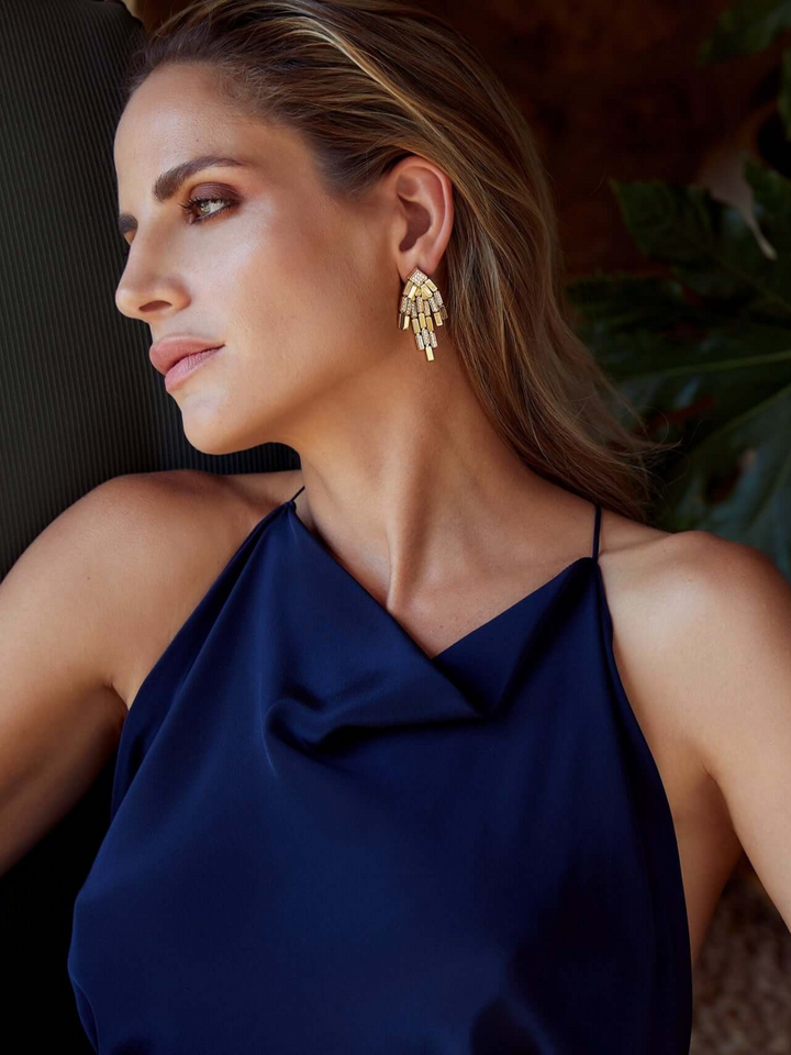 Rapids Earrings Y - D - Cascade - Ileana Makri