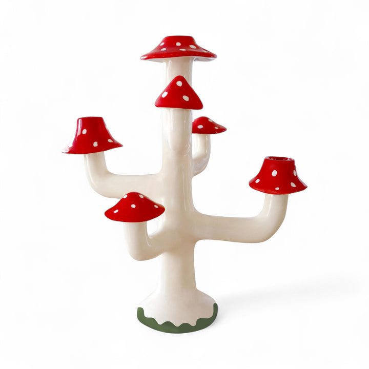 Magic Champs Red Candleholder