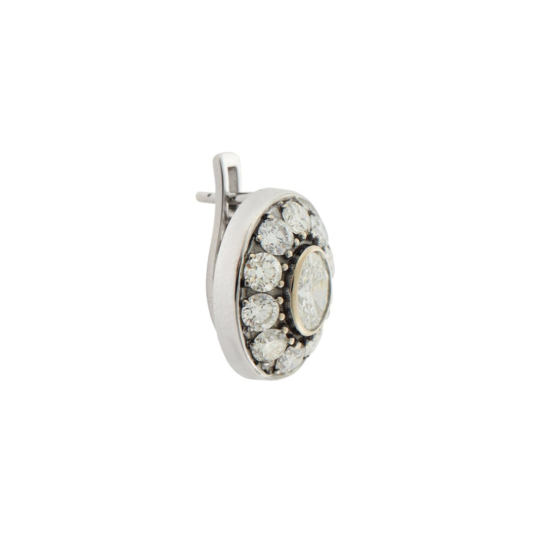Repose Diamond Earrings - Classic - Ileana Makri