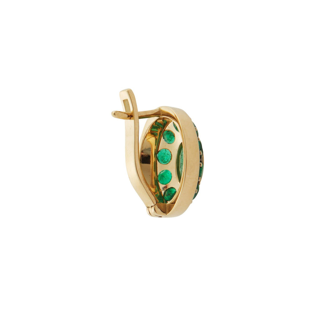 Repose Emerald Earrings - Classic - Ileana Makri