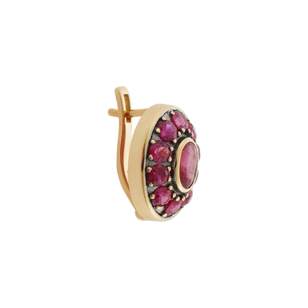 Repose Ruby Earrings - Classic - Ileana Makri
