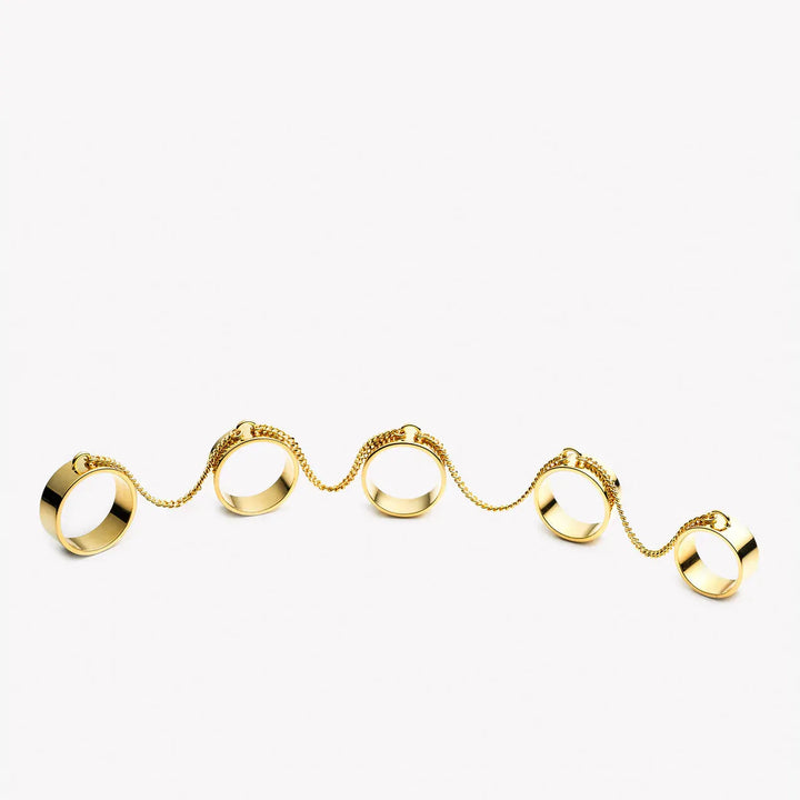 Five Finger Link Ring - Eddie Borgo - Ileana Makri store