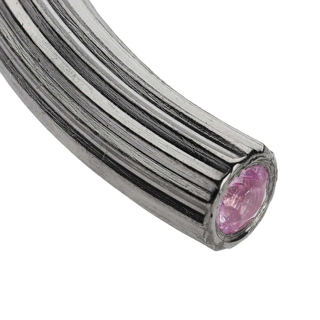 Ribbed Pipe Bracelet - Eye M Minimal - Ileana Makri