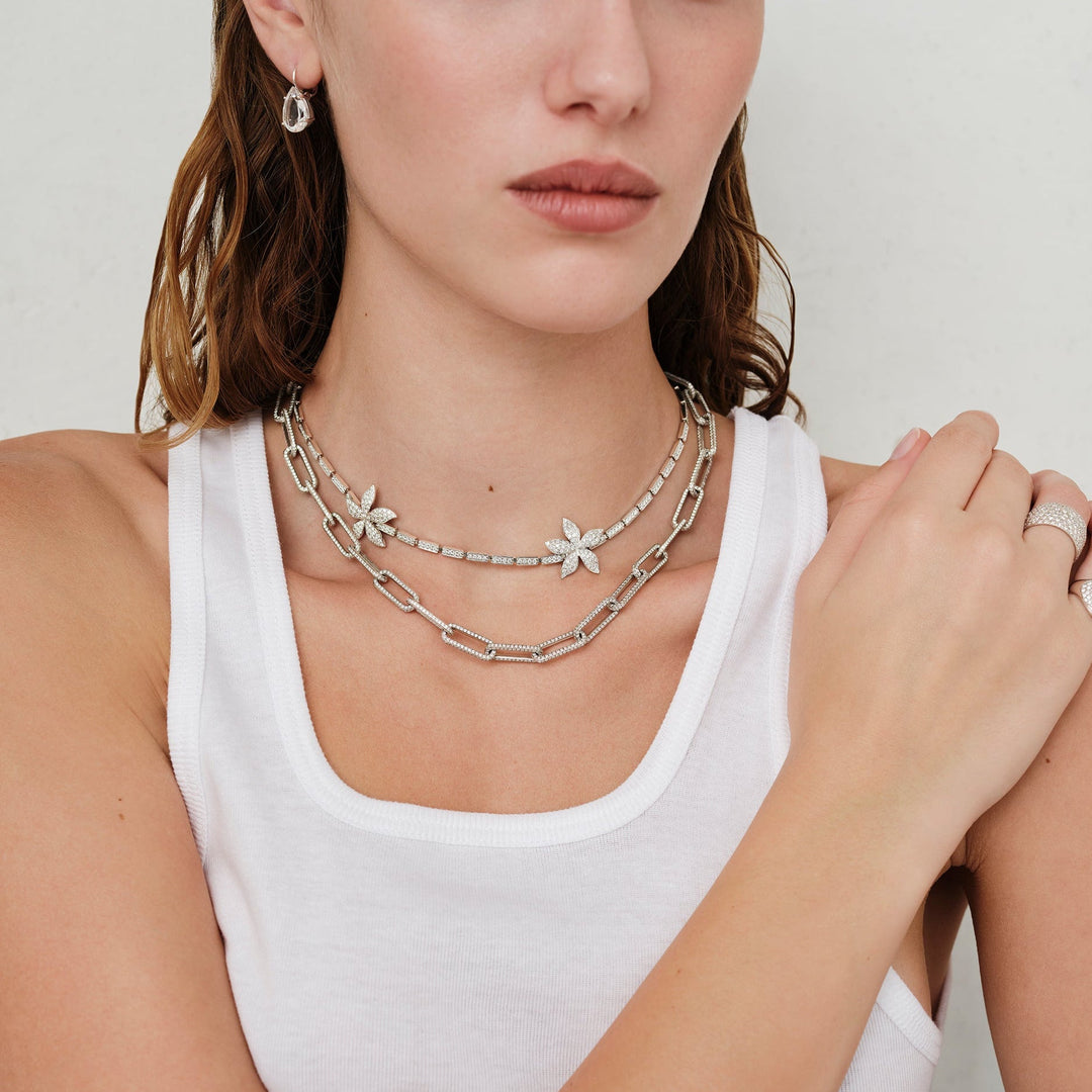 Ripple Blossom Necklace W - D - Blossom - Ileana Makri