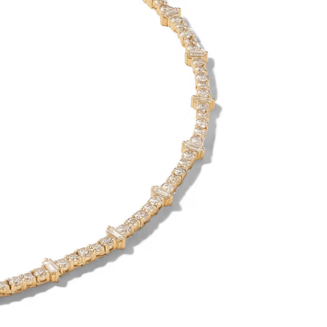 Rivulet Champagne Diamond Necklace
