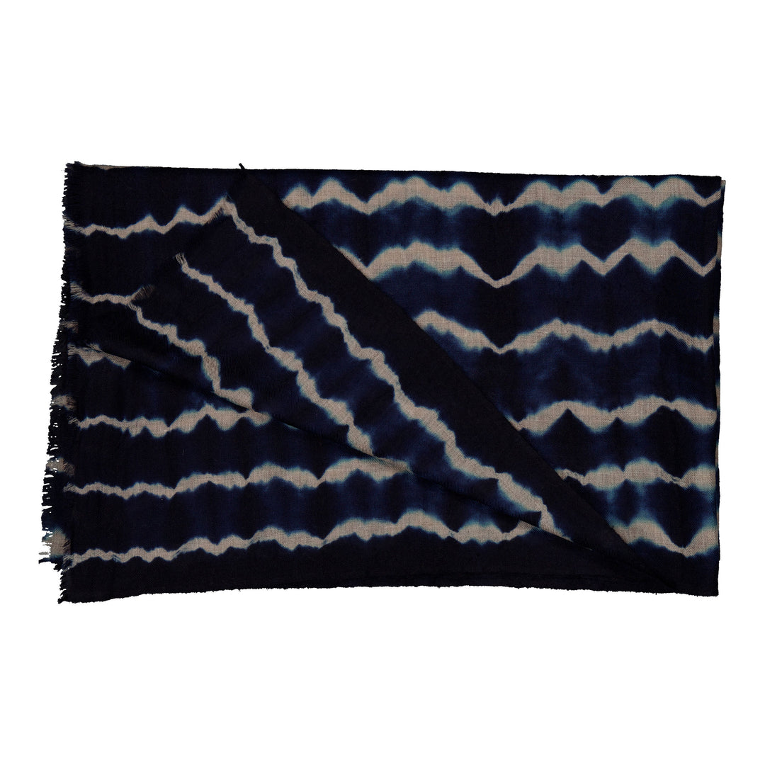 Rive Blue Cashmere Shawl