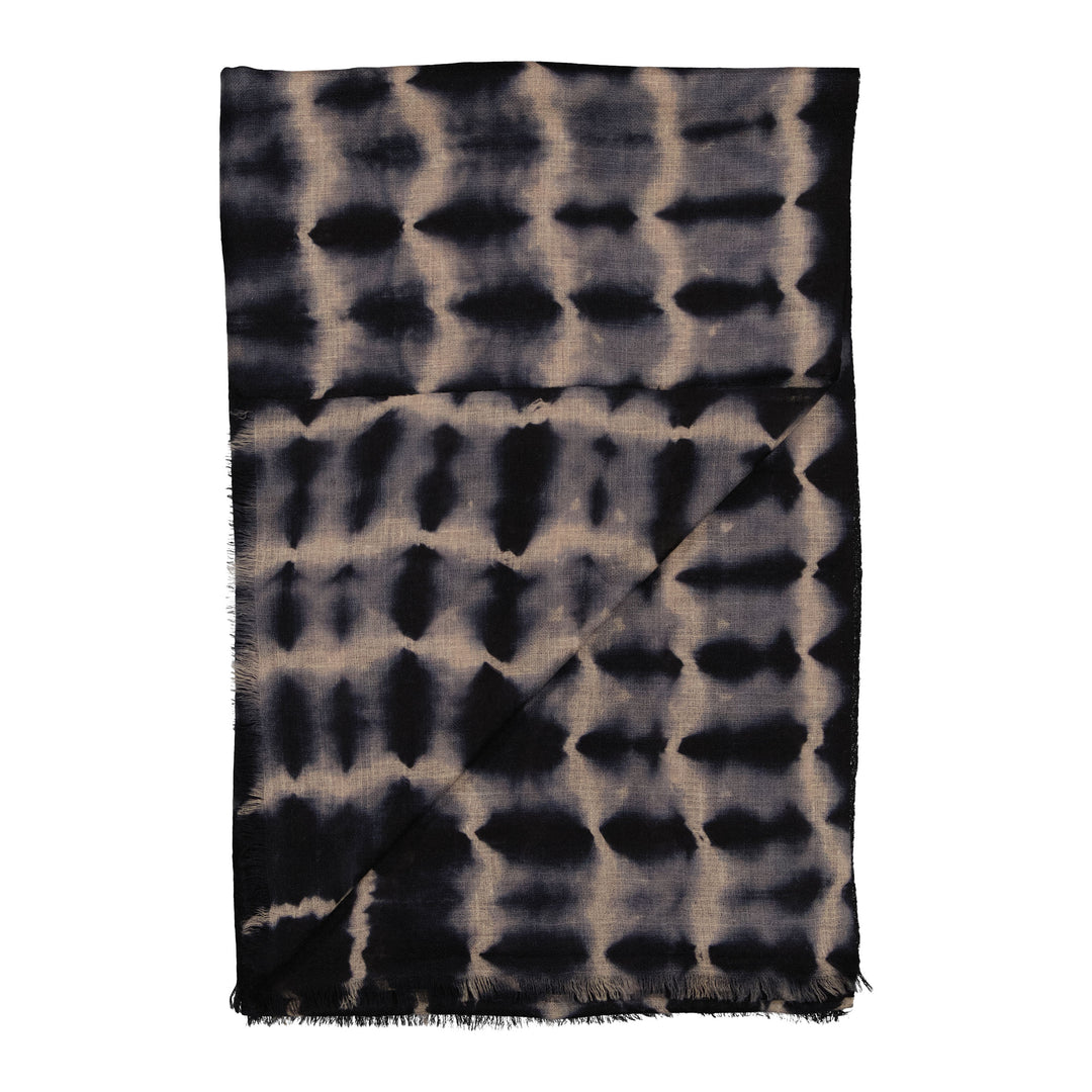 Rive Black Cashmere Shawl