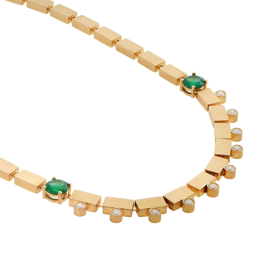 River Dew Emerald Necklace - Cascade - Ileana Makri