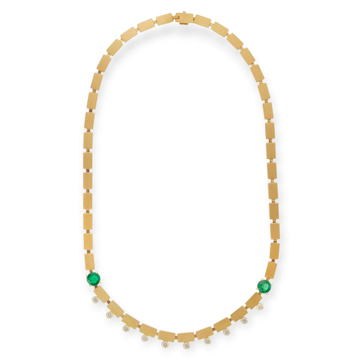 River Dew Emerald Necklace - Cascade - Ileana Makri
