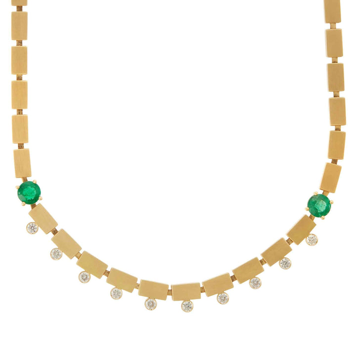 River Dew Emerald Necklace - Cascade - Ileana Makri